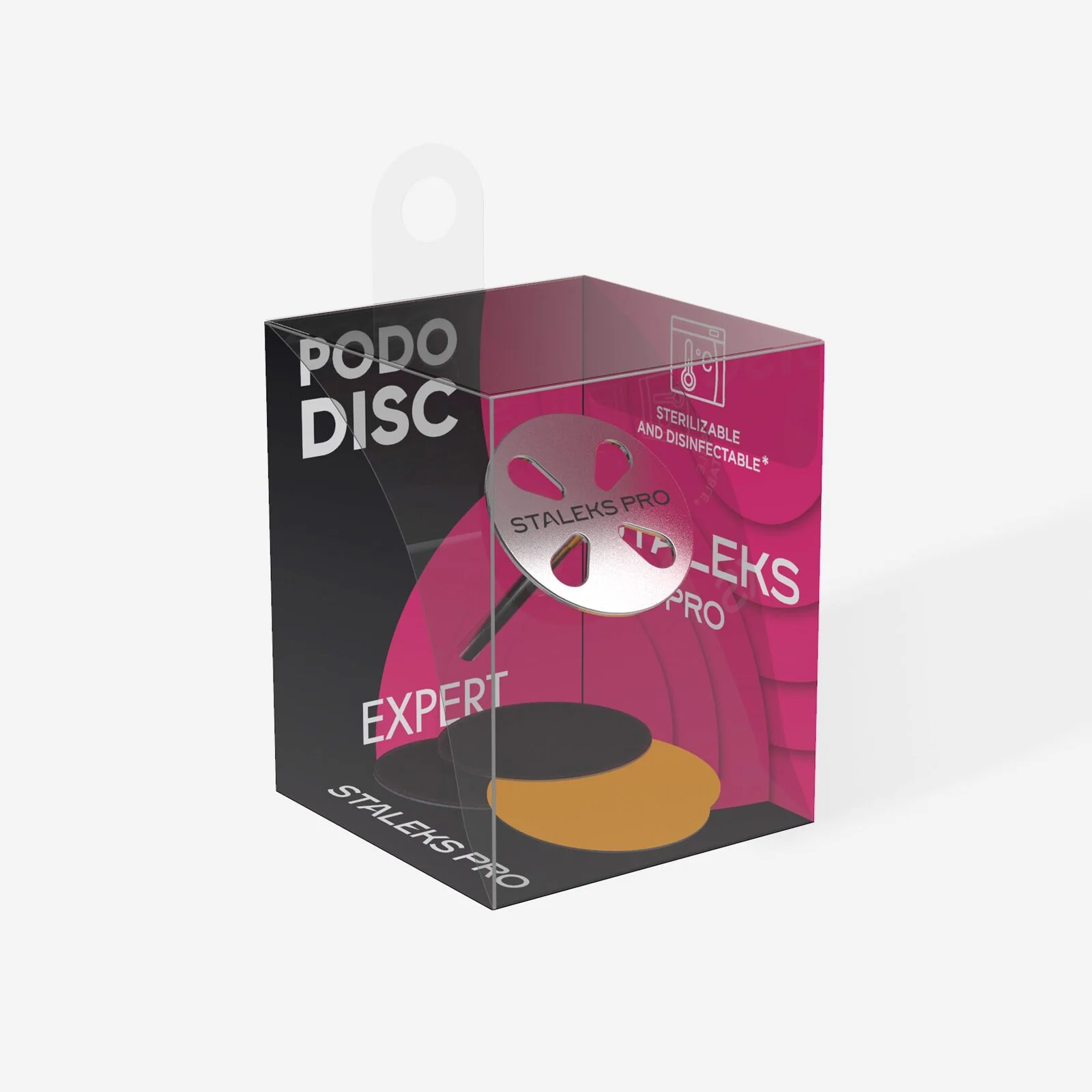Pedicure disc Pododisc Staleks Pro M and set of disposable file 180 grit 5 pc (20 mm) - Image 4